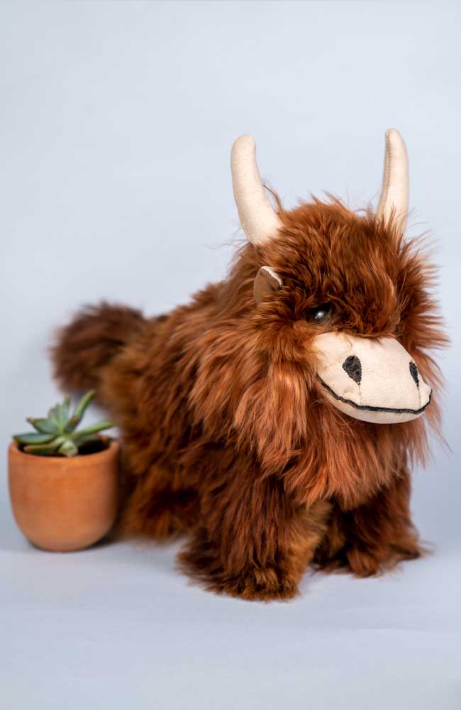 Highland Cow Plush Yak Plush Alpaca Stuffed Animal Baby Highland Cow