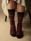 Fair Isle Alpaca Socks | Full Cushion | Crew Sock