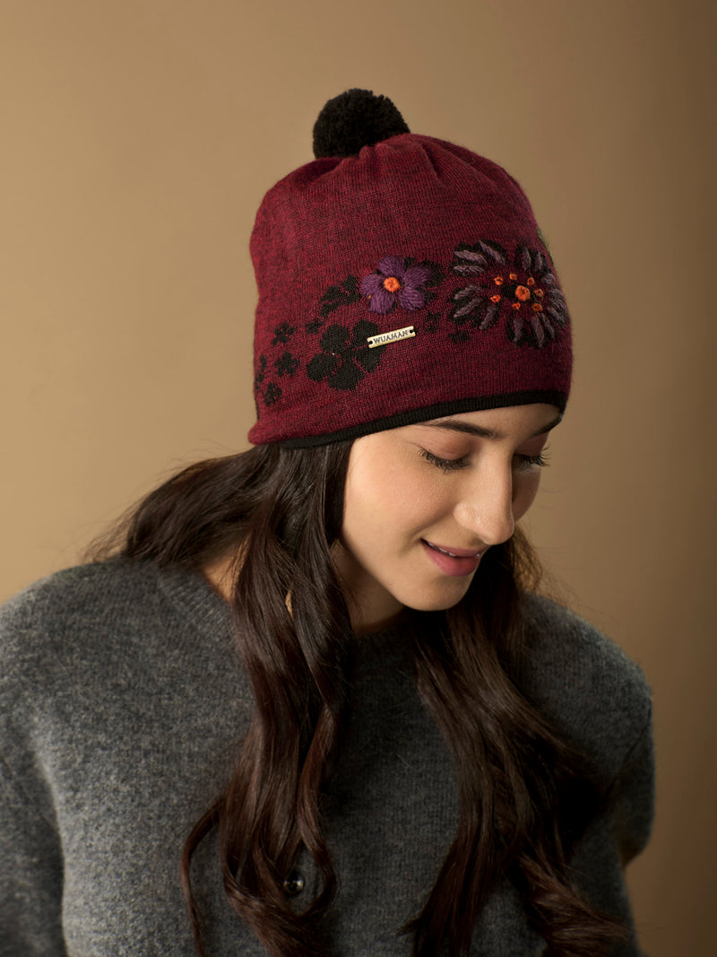 Julia Alpaca Hat | Hand Embroidery