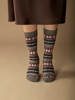 Nordic Lines | Alpaca Socks | Full Cushion