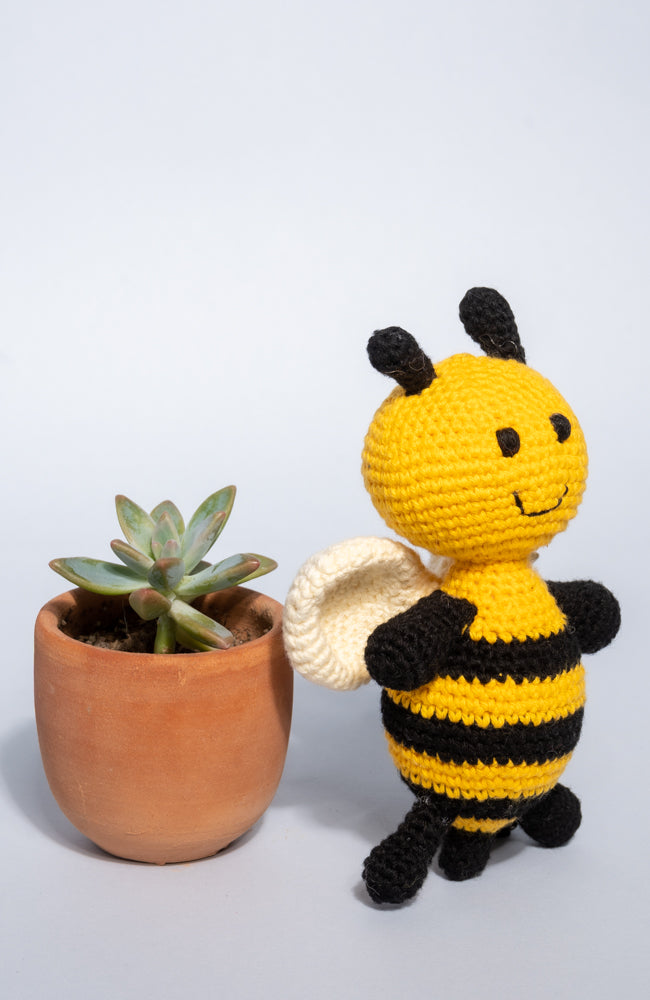 Honey Bee Handmade Cotton Doll