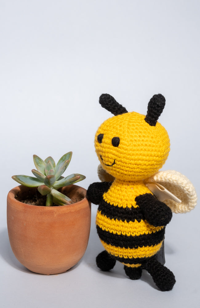 Honey Bee Handmade Cotton Doll