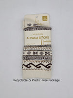 Fair Isle Alpaca Socks | Full Cushion | Crew Sock