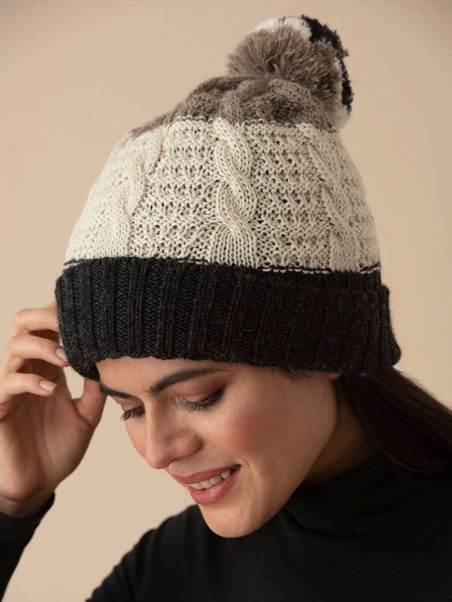 Alpaca Beanie , Knitted Hat , beanie with Liner – WUAMAN