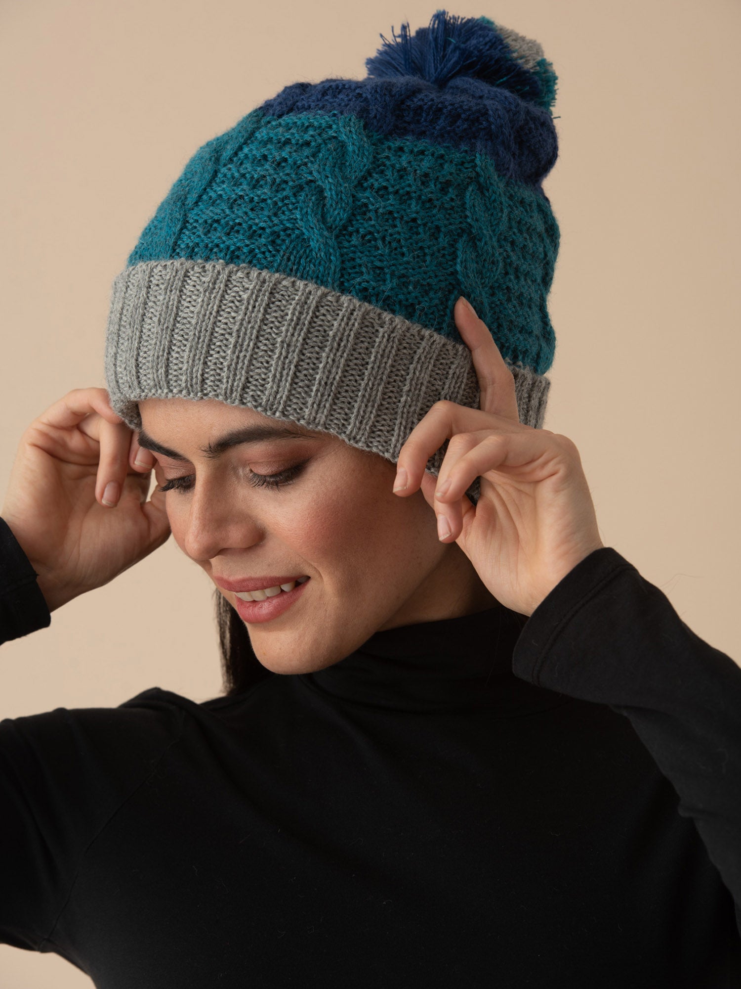 Alpaca Beanie , Knitted Hat , beanie with Liner – WUAMAN