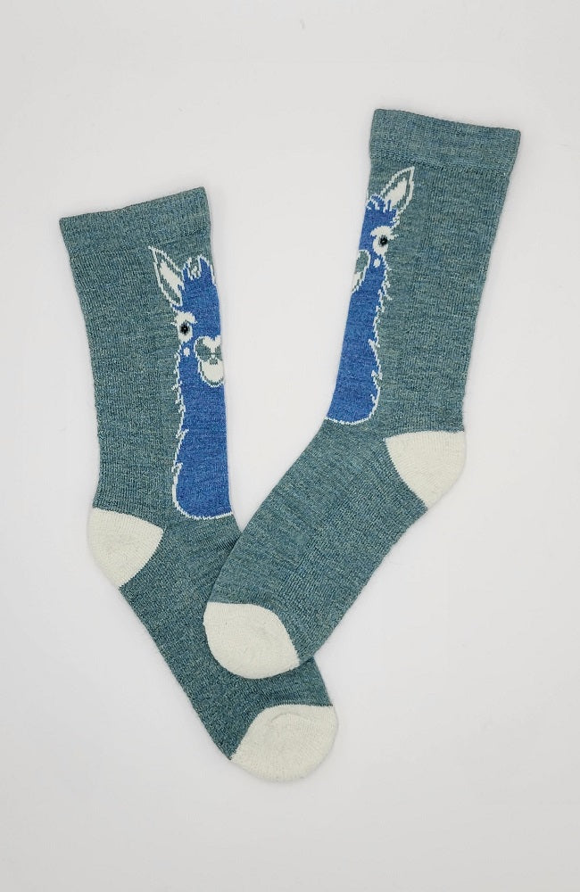 Llama Face | Alpaca Socks | Medium Cushion