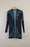 Hand-Embroidered Reversible Cardigan