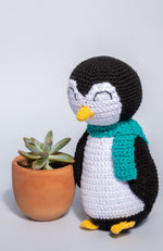 Mr. Penguin Handmade Cotton Doll