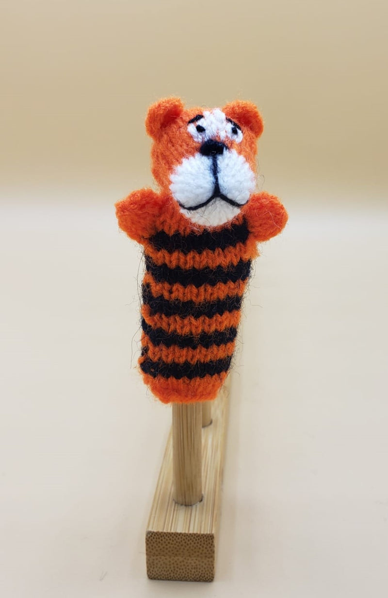 Hand-Knit Finger Puppets