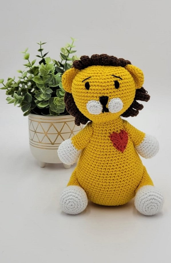 Mr. Lion Handmade Cotton Doll